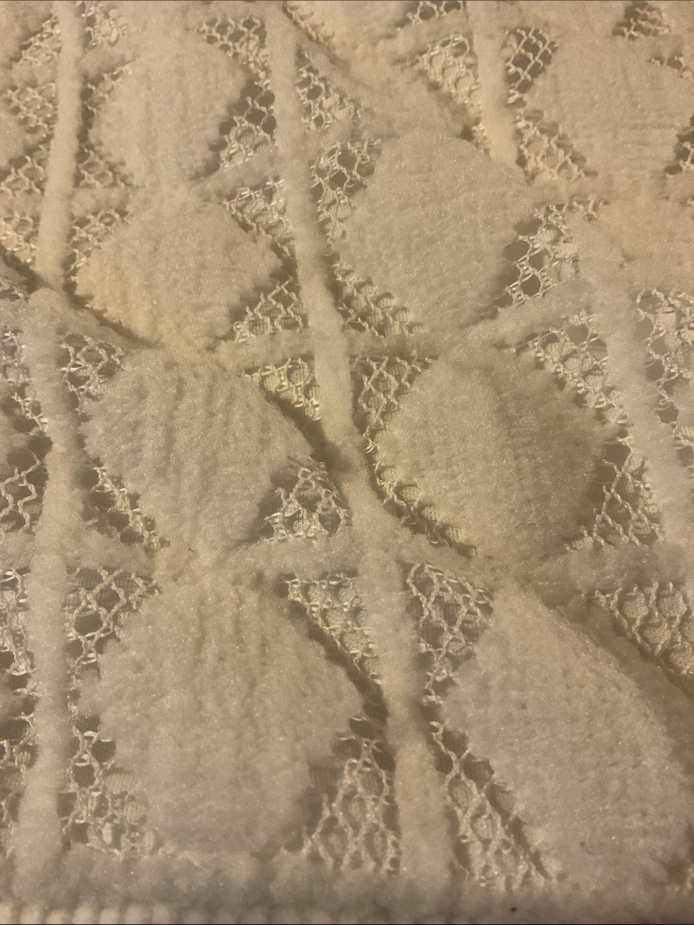 Indigo Rd. Cream Button-Front Textured Knit Lace Ribbed Cardigan PXL - Picture 11 of 12